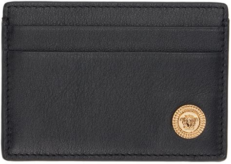 portamonete versace black medusa